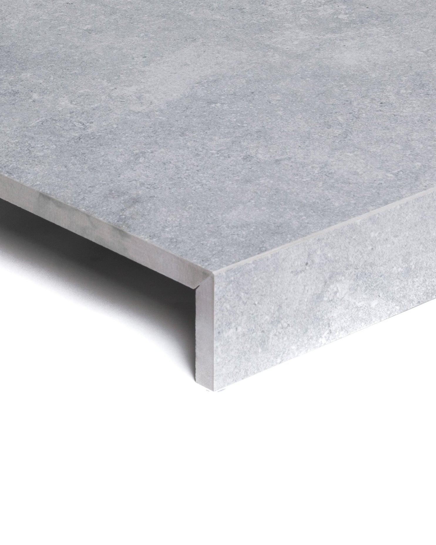Afboording keramiek 2 cm-Doublure hoogte 4-10 cm-tegel ≤ 100 cm