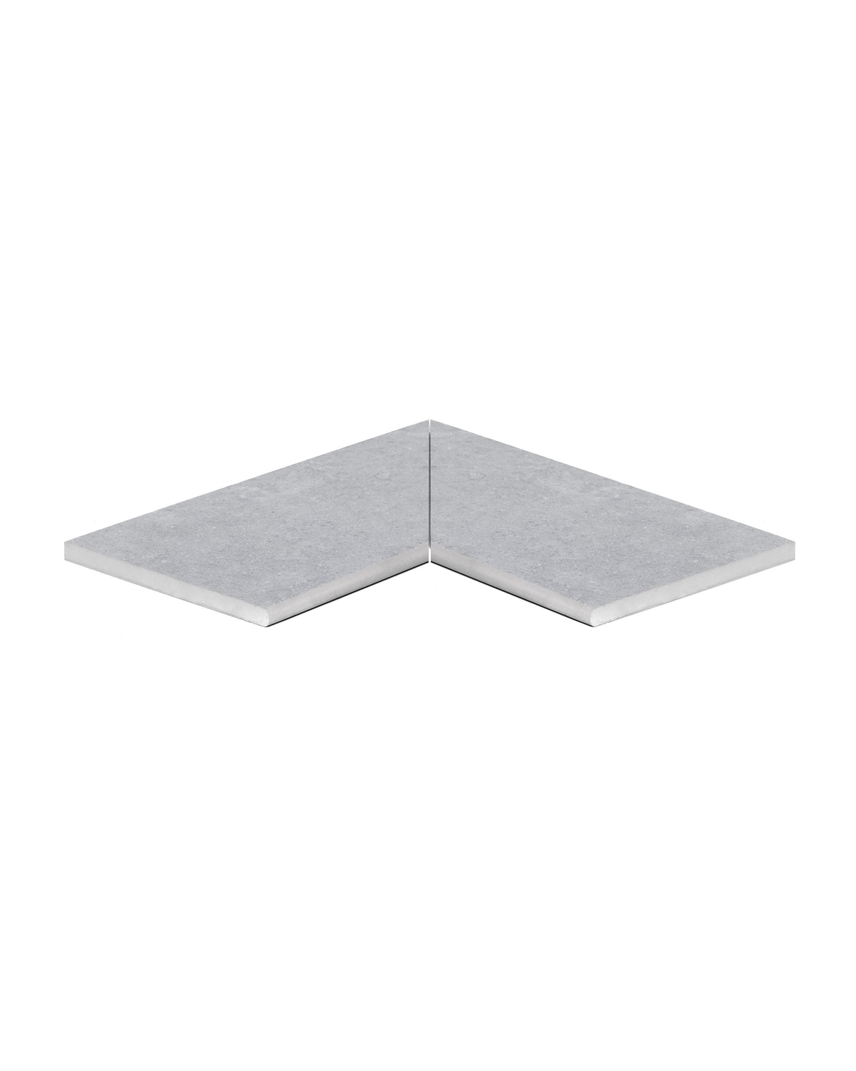 Afboording binnenhoek uit 2 stukken 60x30 cm volledig opgerond