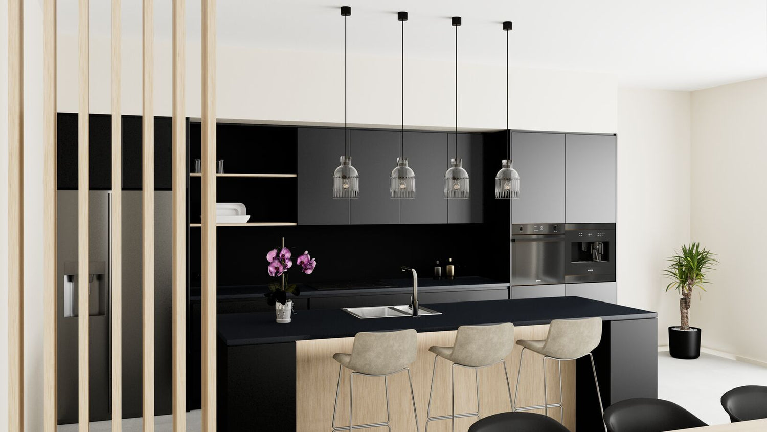 Uni Dark Black Natural - 15 mm