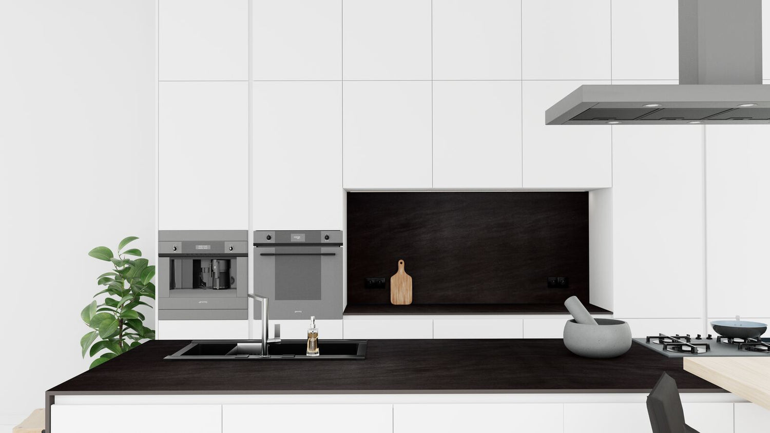 Basalt Black Satin - 12+ mm